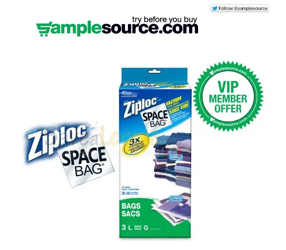 Check Your Emails SampleSource Ziploc VIP Offer — Deals