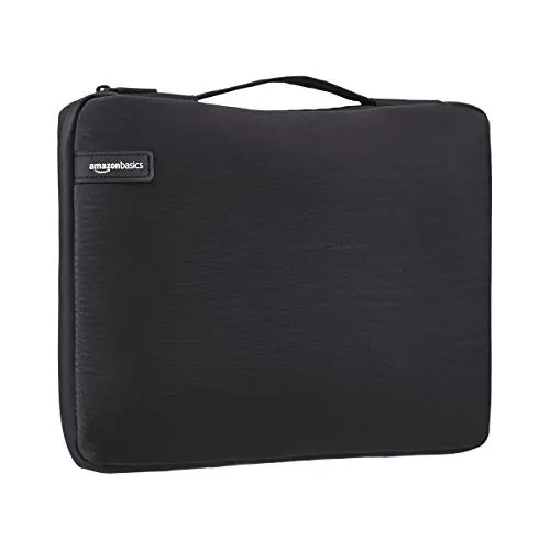 AmazonBasics 15.6" Professional Laptop Sleeve With Retractable Handle