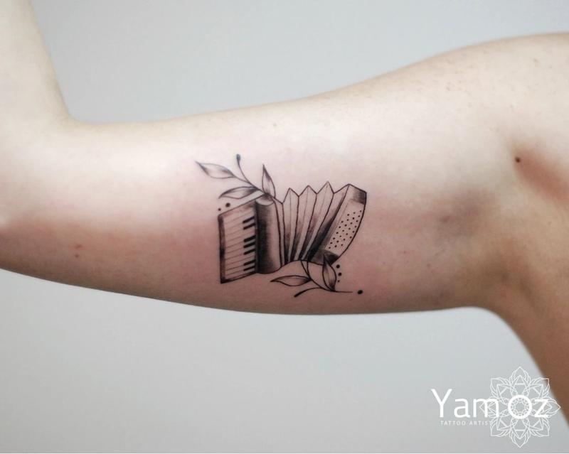 60+ Best Music Tattoos To Show Off Your Love For Good Tunes - Saved Tattoo 639_x_800_jpg