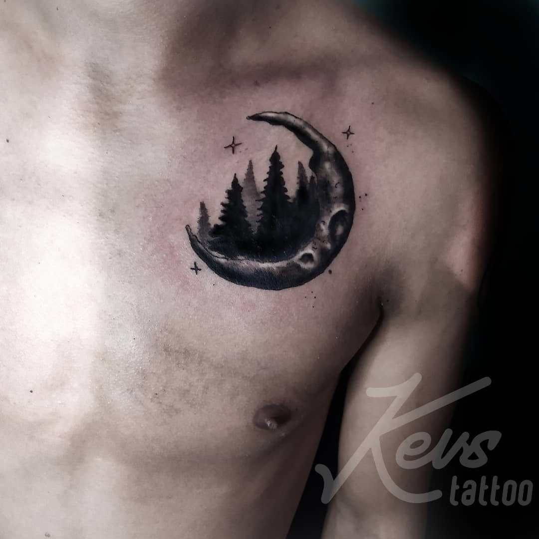 30+ Outstanding Forest Tattoo Design Ideas 2021 (Black & White, Colorful) - Saved Tattoo 1080_x_1080_jpg