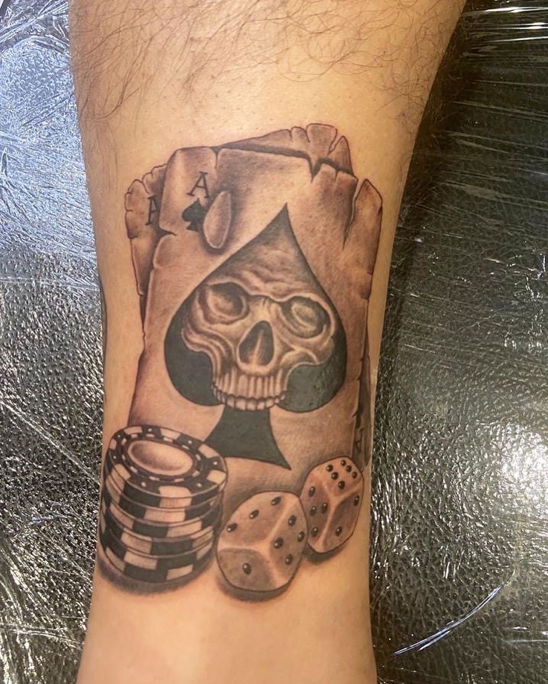 50+ Creative Ace Tattoo Design Ideas (Ace Of Spades & Portgas D Ace One Piece) - Saved Tattoo 1347_x_1080_jpg