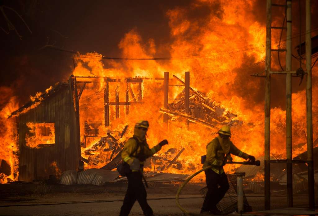 Wildfire burns post office and businesses in Lower Lake, CA Save the