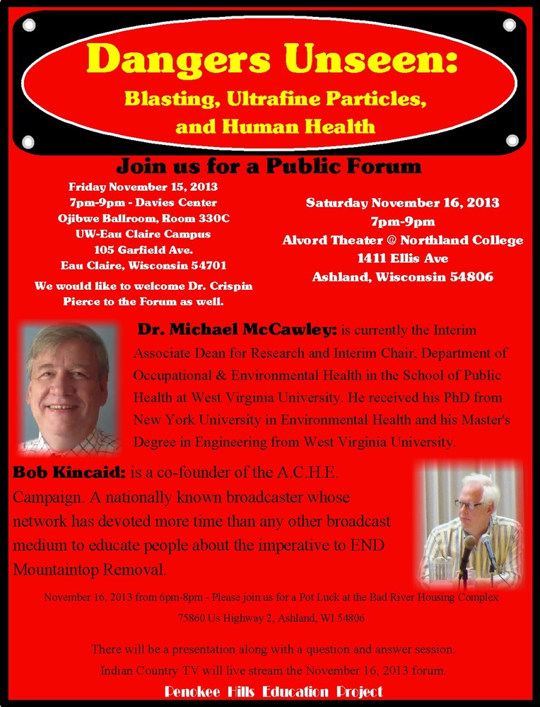 Dangers Unseen Blasting and Human Health The Water's Edge