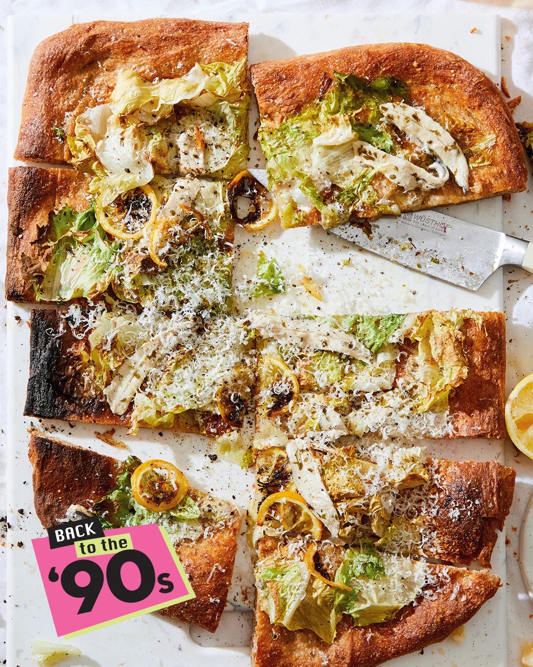 Caesar Salad Pizza Recipe Saveur