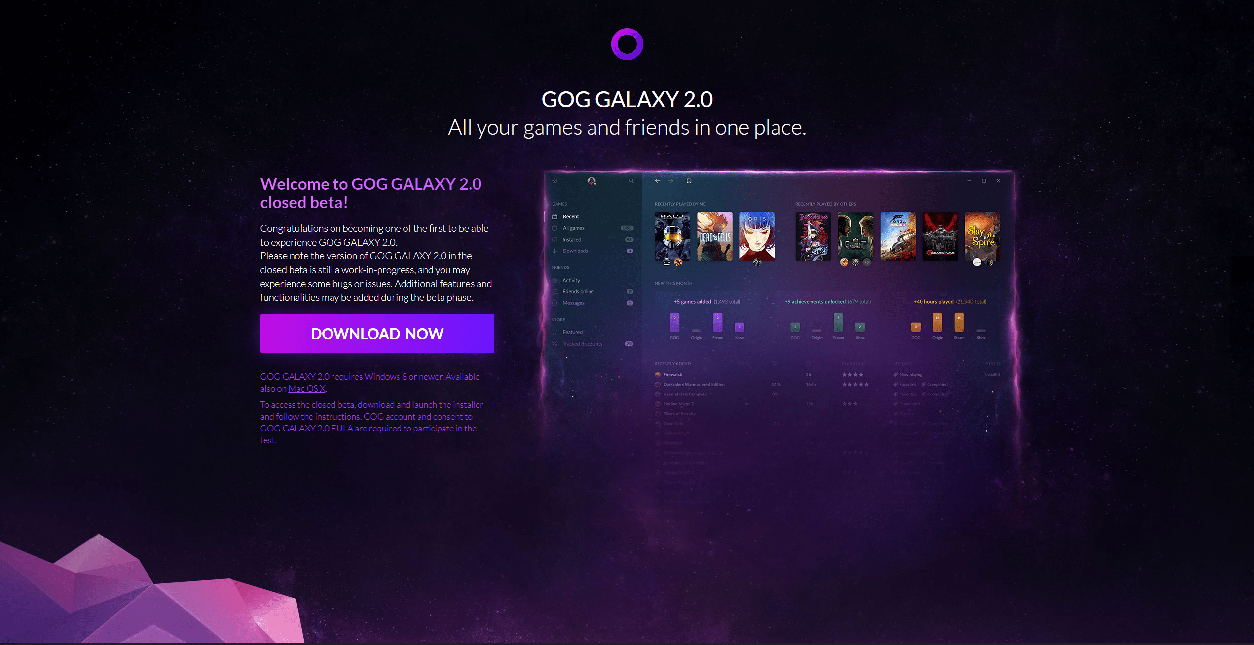 GOG Galaxy 2.0 Solves The "Too Many Launchers" Problem Saving Content