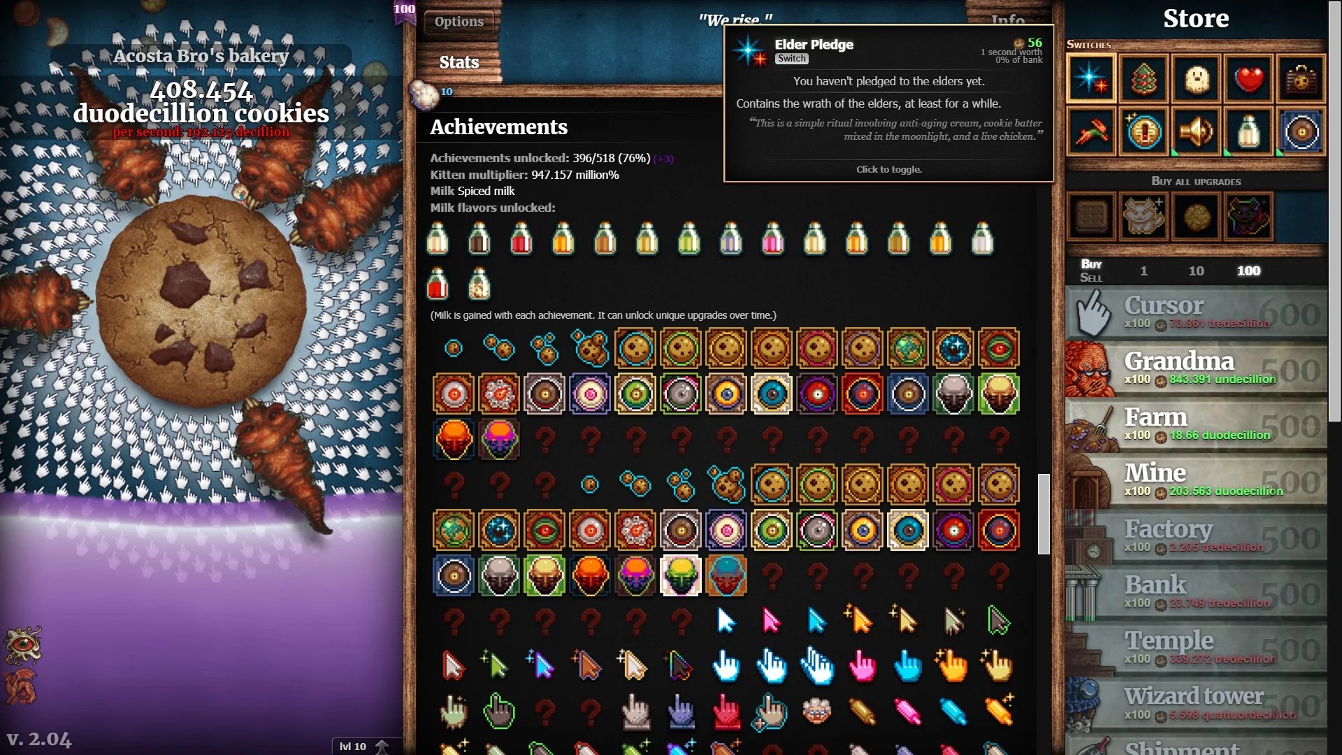 Cookie Clicker Review Saving Content