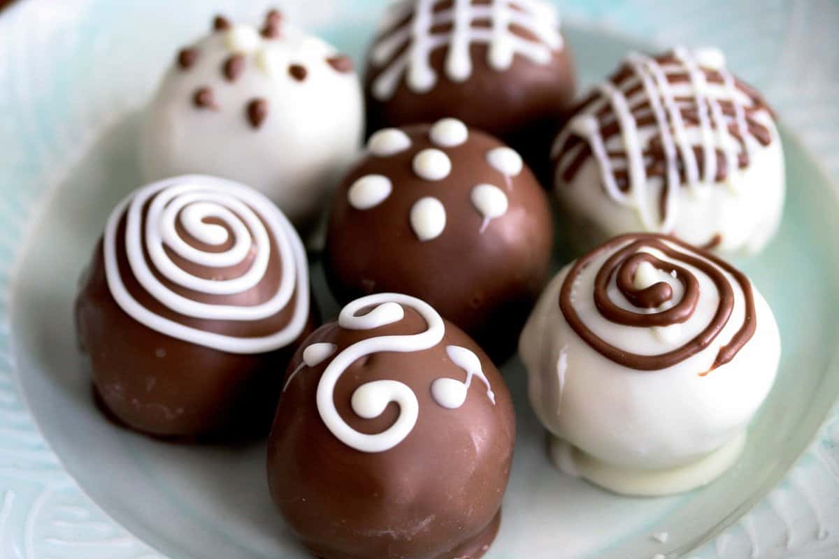 Birthday Cake Balls Saving Room for Dessert