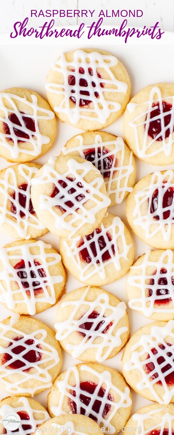 Raspberry Almond Shortbread Thumbprints Saving Room for Dessert