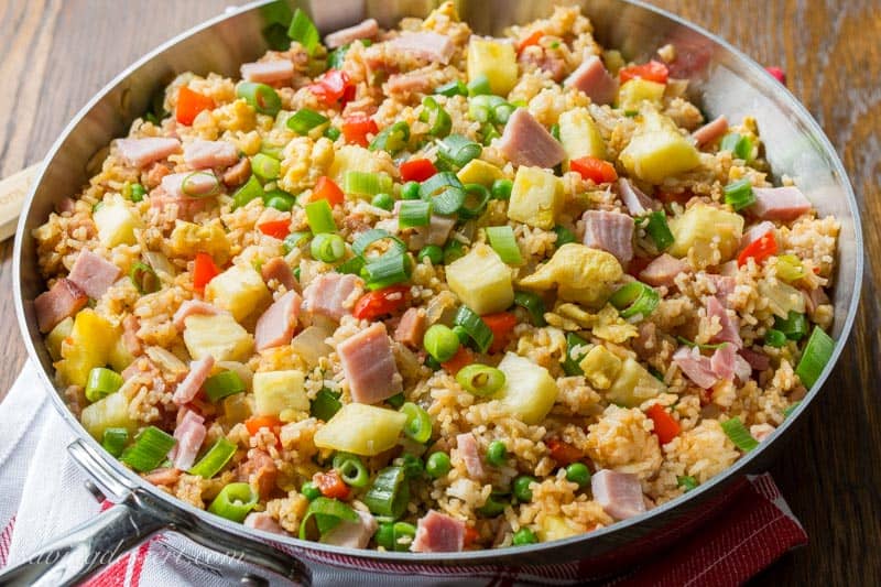 Hawaiian Fried Rice Saving Room for Dessert