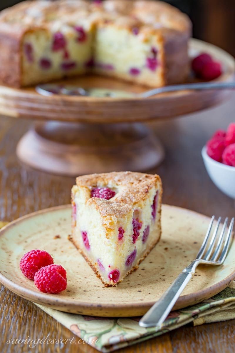 Raspberry Ricotta Breakfast Cake Saving Room for Dessert