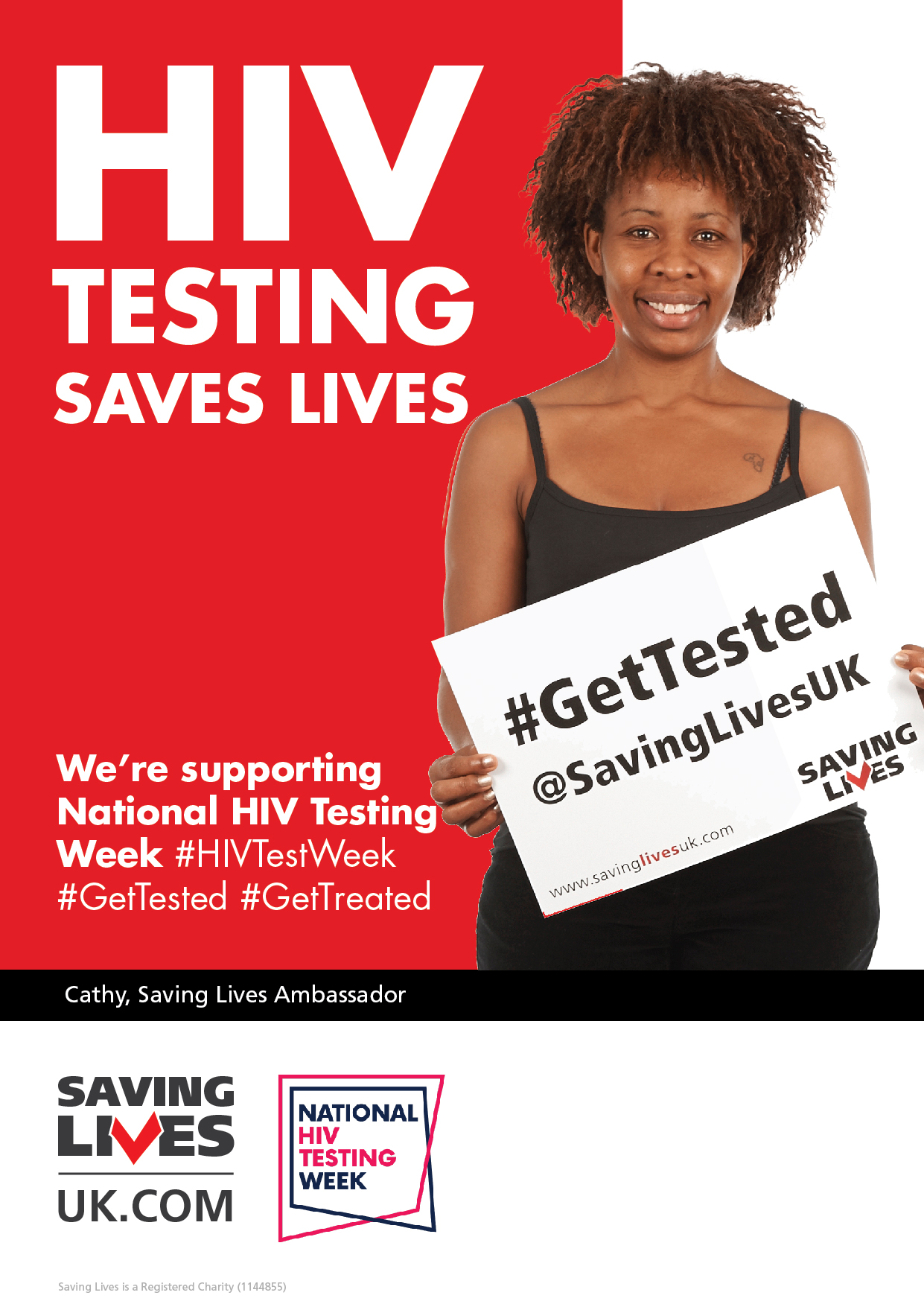 HIV Testing Week Posters Saving Lives