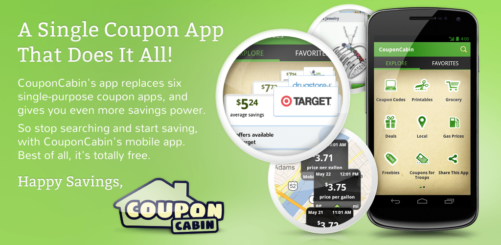 Coupon Cabin App Saving You Dinero