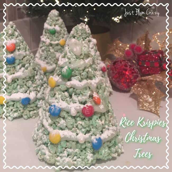 3 Ingredient Rice Krispies Christmas Trees Recipe 12DaysOf Christmas