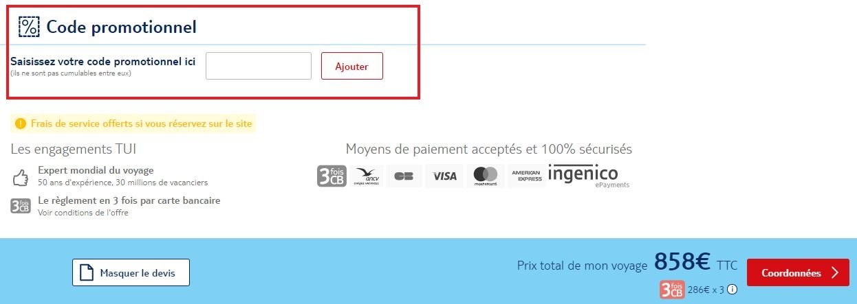 Ça alors.. 27+ Vérités sur Code Reduc Tui! Terminée depuis le 04/03