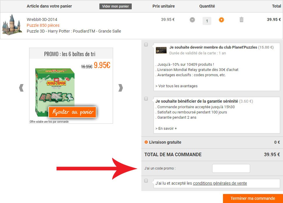 Code promo Puzzle.fr ᐅ 63 de réduction Septembre 2024