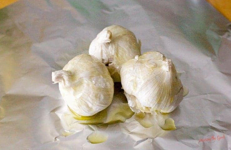 Roast Garlic Cloves Instructions and Store Them In Olive Oil