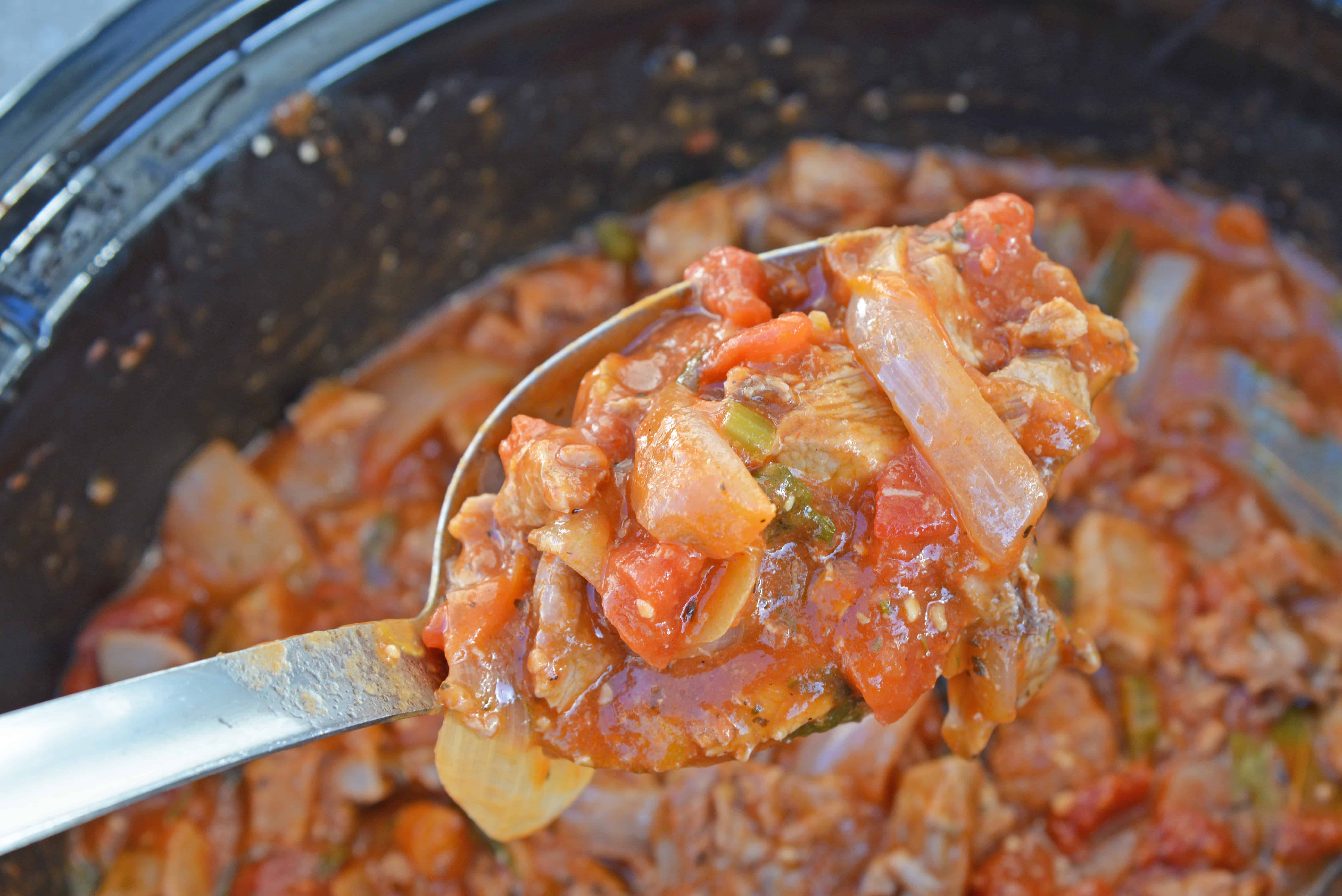 Slow Cooker Ragu Delicious Blend of Vegetables and Shredded Pork