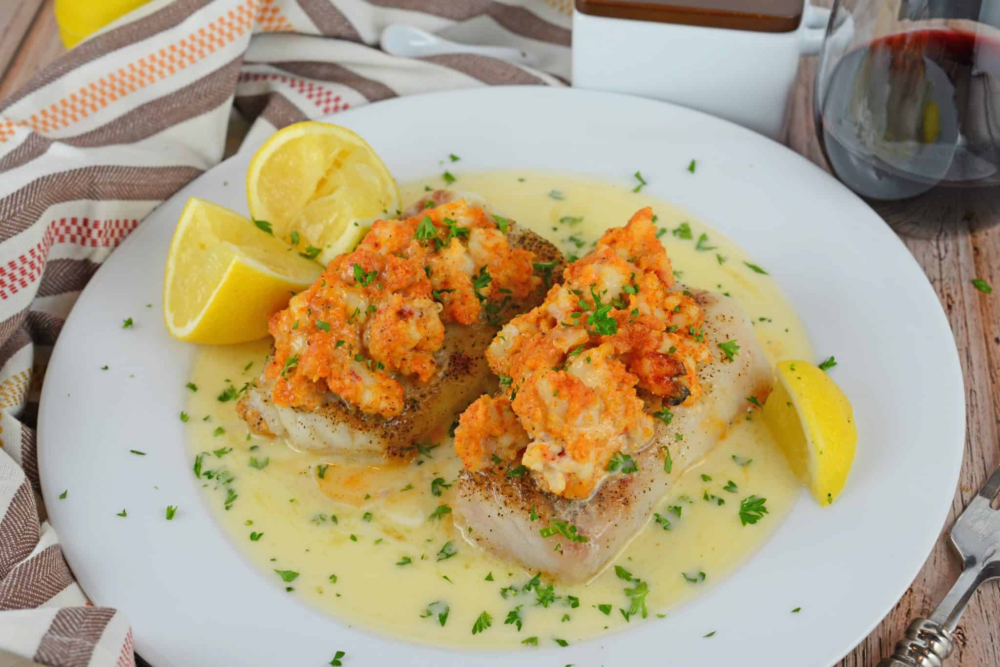 Lobster Stuffed Baked Cod A Gourmet Stuffed Fish Recipe