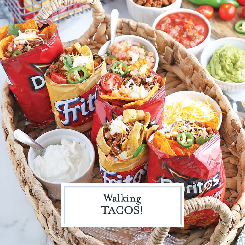 How to Make the BEST Walking Tacos Recipe EASY Walking Taco Bar