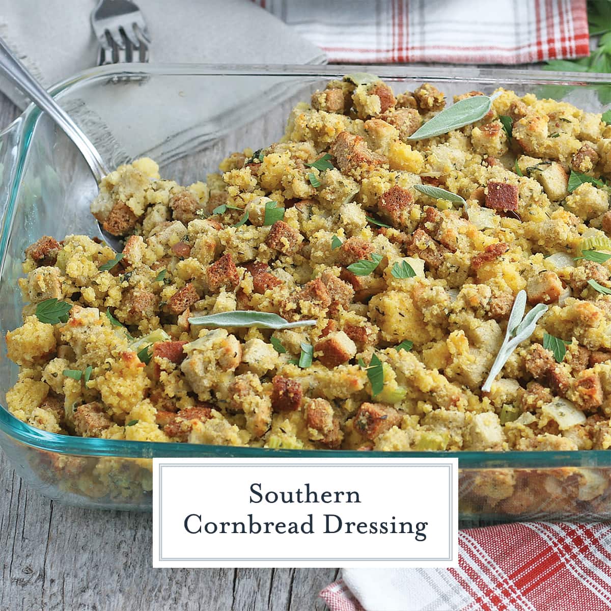 BEST Southern Cornbread Dressing Recipe Perfect for Thanksgiving!