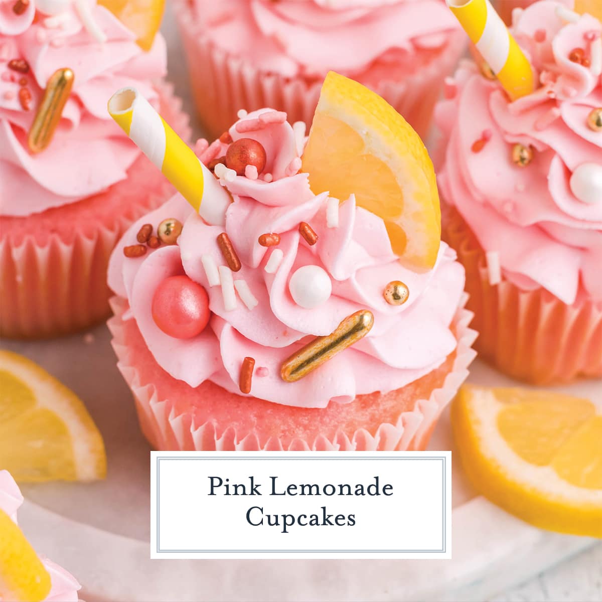 Pink Lemonade Cupcakes Easy Cupcakes from a Box Mix