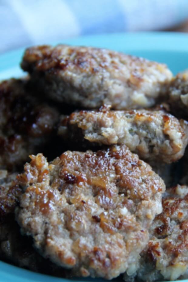 Homemade Maple Apple Breakfast Sausage Savory Lotus