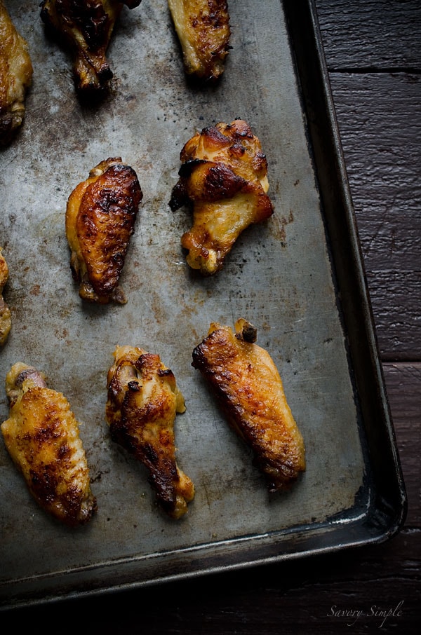 These 5 ingredient Honey Garlic Chicken Wings are perfect for dinner, lunch & parties! They're sticky, sweet and very easy to prepare.