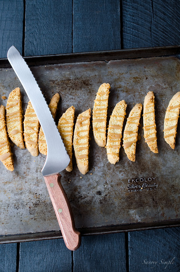 Get this amazing, easy to follow Brown Butter Caramel Biscotti recipe from Savory Simple! 