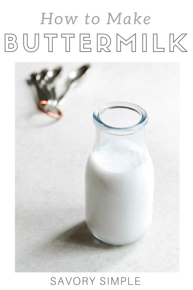 This is the perfect substitute for . How To Make Buttermilk Substitute Savory Simple