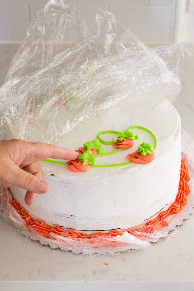 How to Freeze a Cake with Frosting Savvy Apron