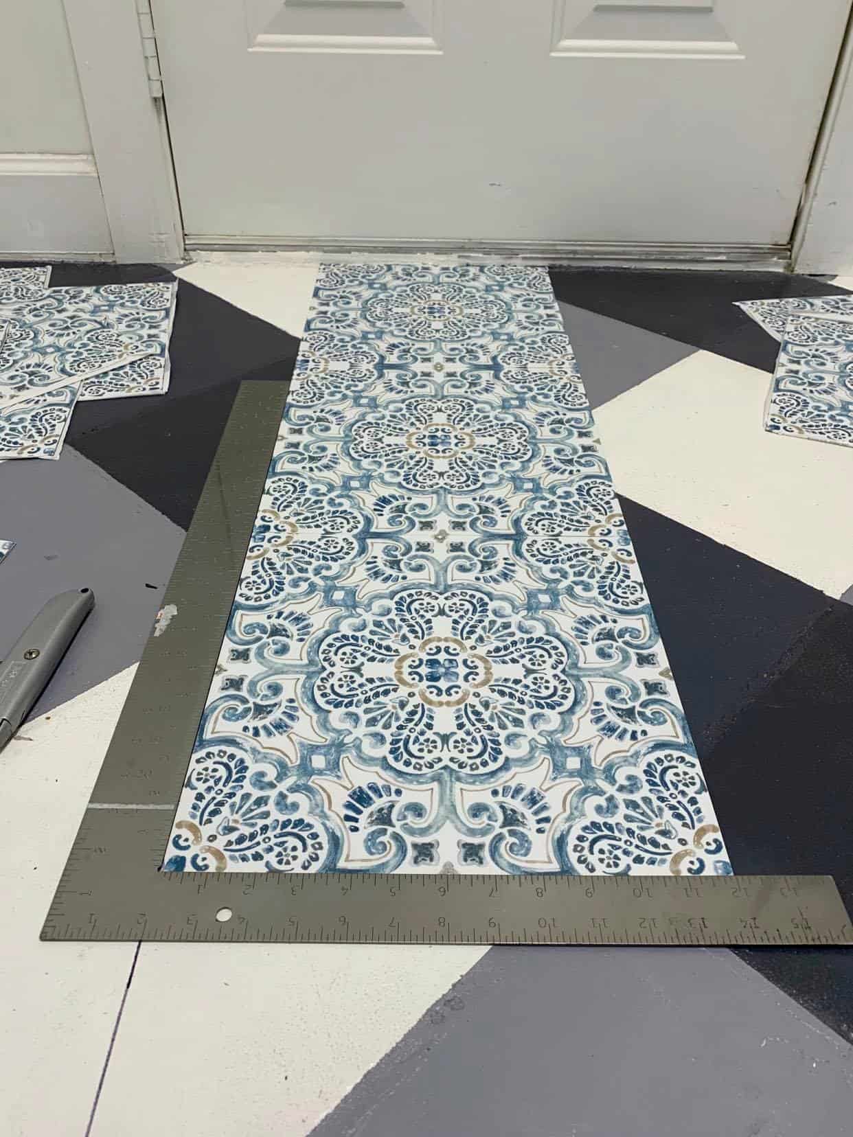 How to Install Peel and Stick Floor Pops Tile Savvy Apron