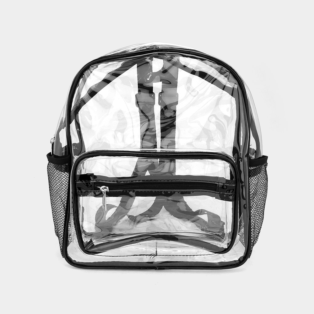 FSB9438CLBK Clear Translucent Backpack Savvy New York