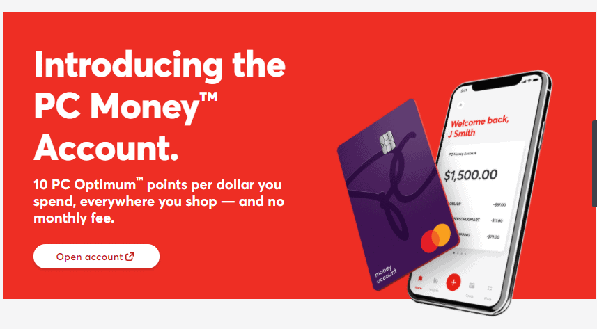 PC Money Account Prepaid Mastercard for PC Optimum Points Savvy New