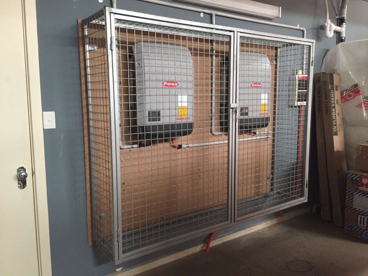 Solar Inverter Cages Saxon Engineering