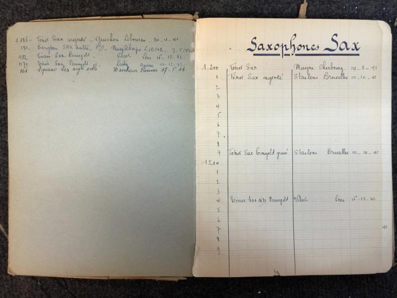 Adolphe Sax model Selmer saxophone serial number information