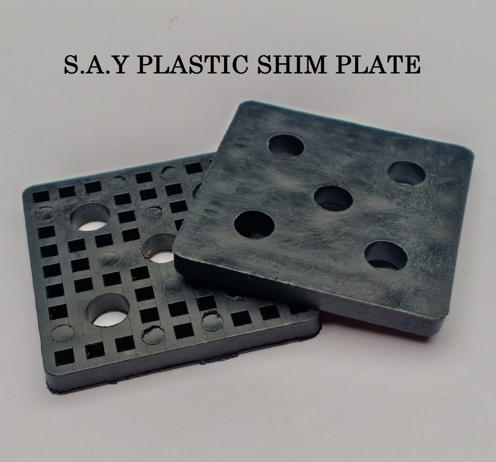 PVC / GALVANIZED SHIM PLATE S.A.Y Brothers Building System Pte Ltd