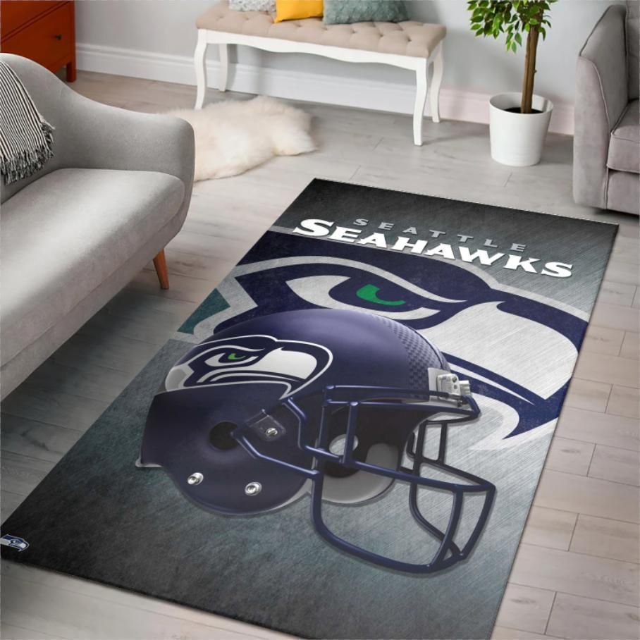 Seattle Seahawks Nfl Team Area Rug Rugs For Living Room Rug Home Decor