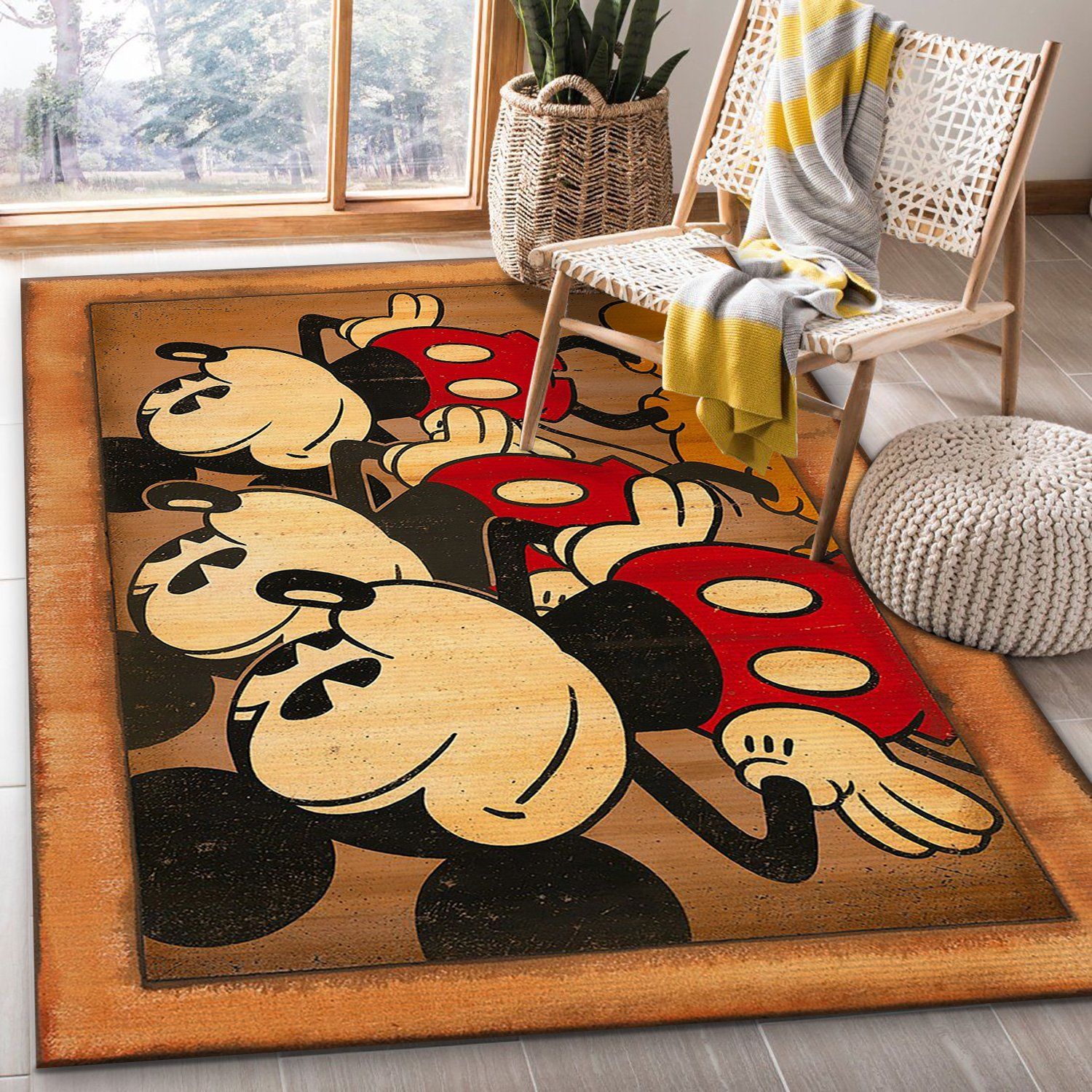 Hugs Disney Area Rug Bedroom Rug Floor Decor Home Decor
