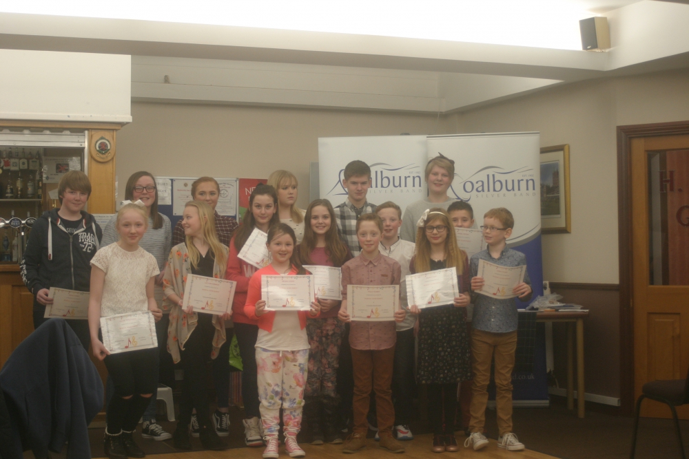 Night of celebration for Coalburn Scottish Brass Band Association