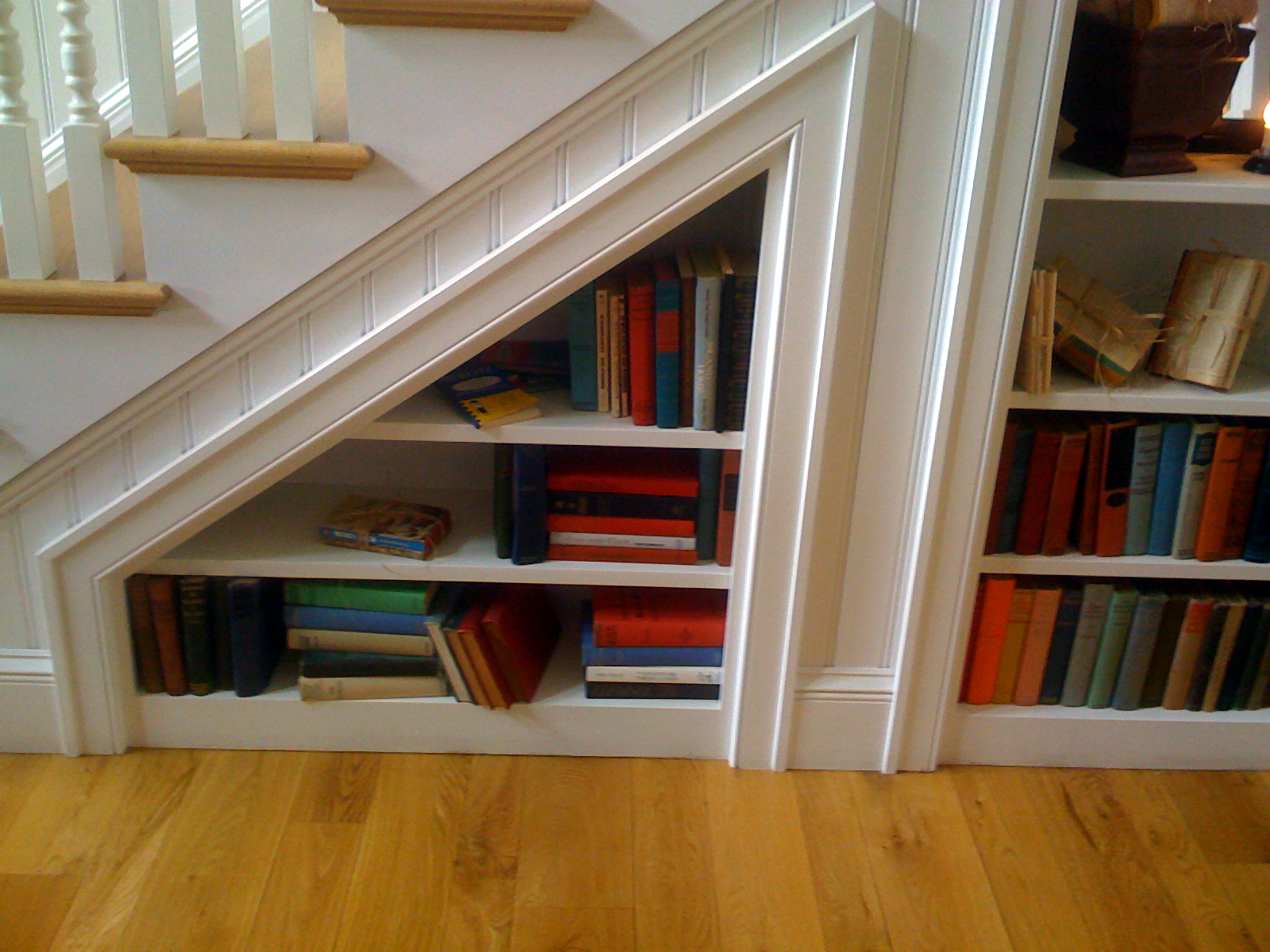Built In Bookcase Under Stairs 16 Best Simple Under Stairs Bookcase Ideas DMA Homes 19024