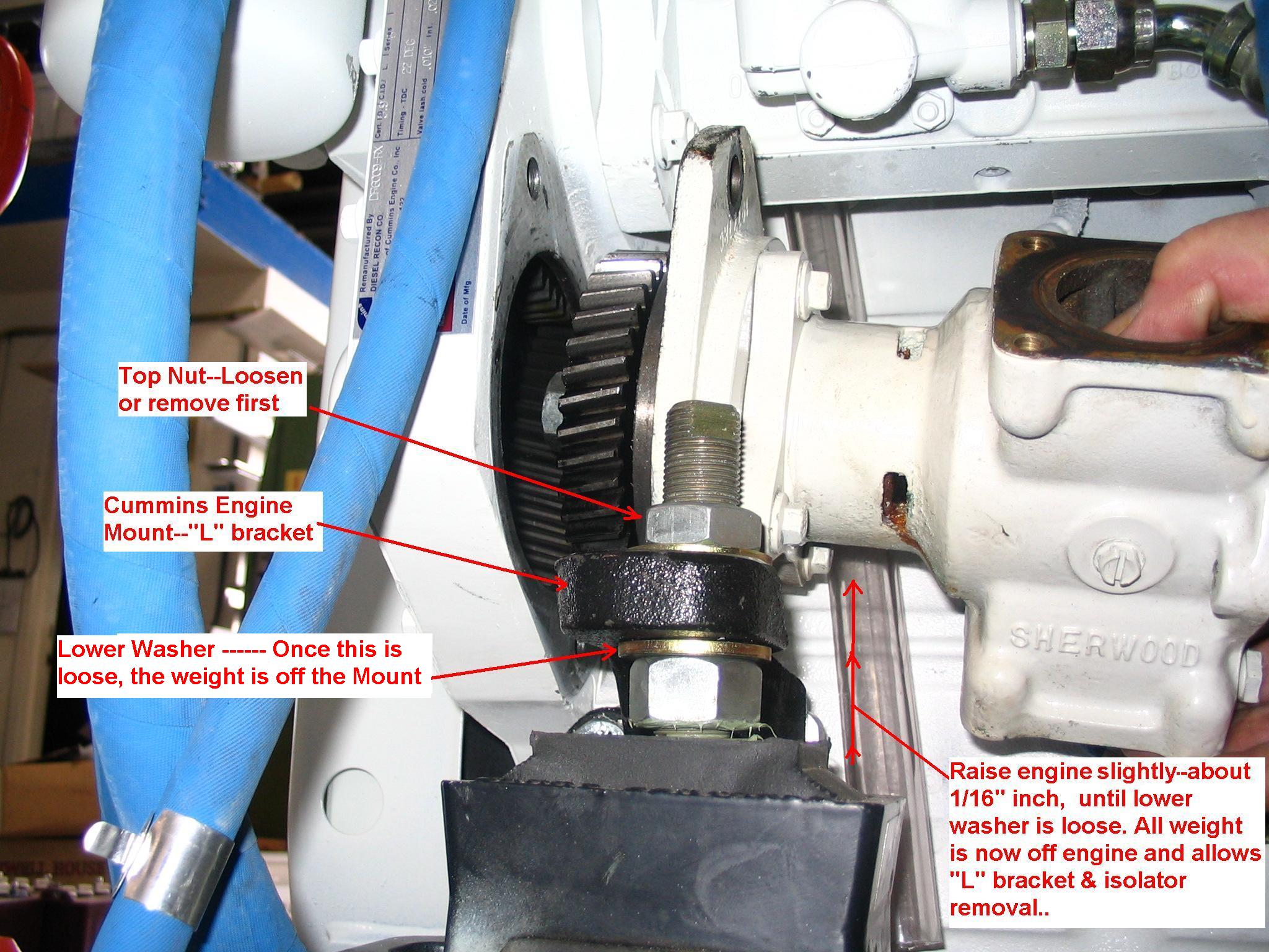 Dealing with the Seawater Pump on a Cummins Marine 6BTA 5.9 Seaboard