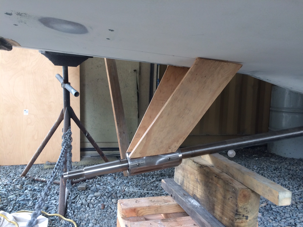 Propeller Shaft Strut Mockup Seaboard Marine