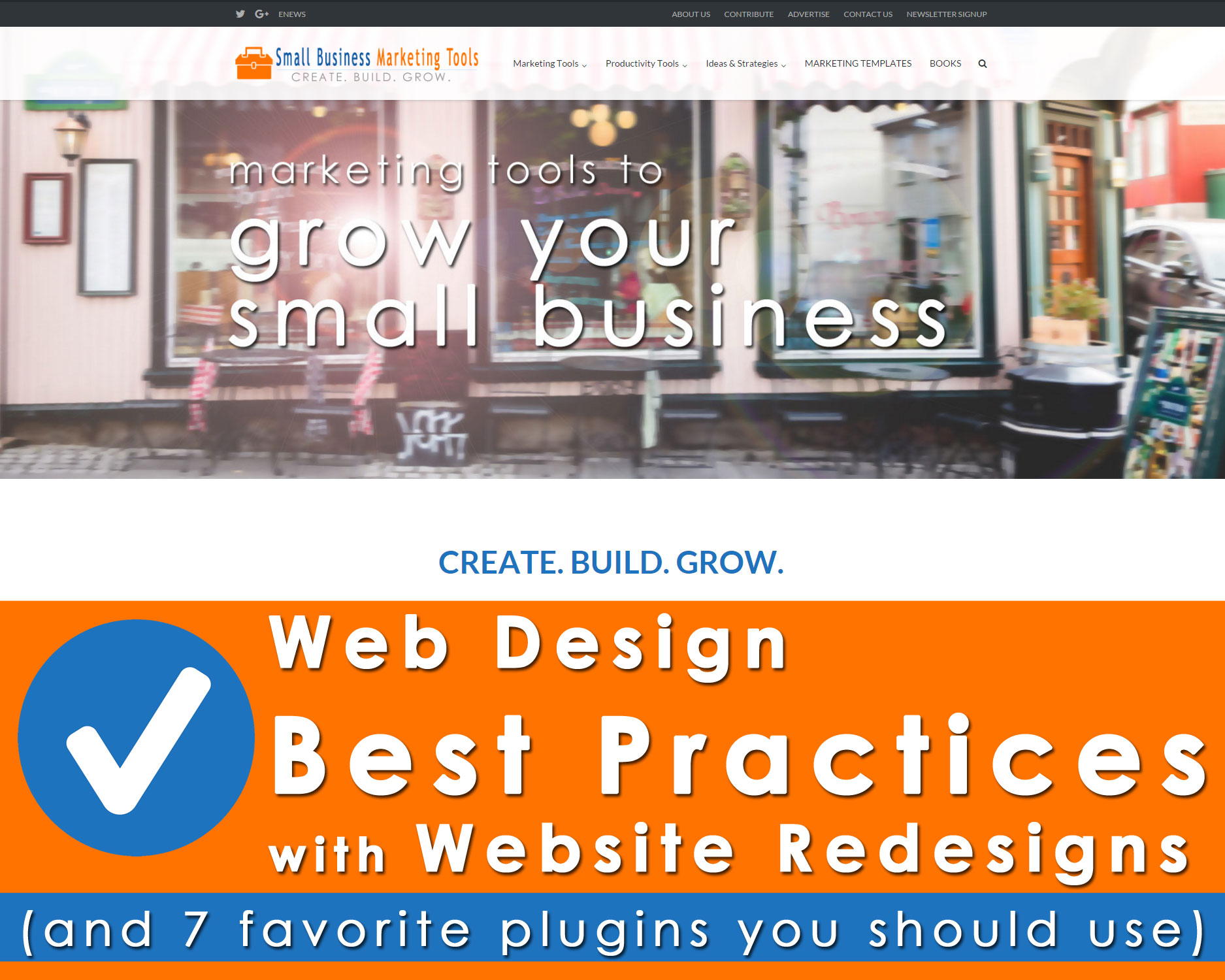 Design Best Practices on Small Business Marketing Tools Redesign