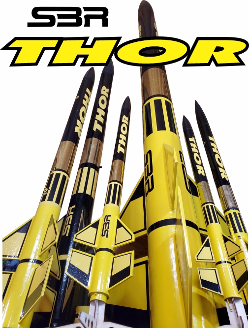 SBR 3″ Thor High Power Rocket Kit SBRocketry