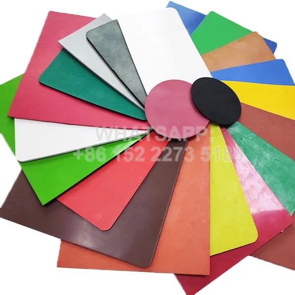 Colored Rubber Sheets SBR 1.7g/Cm³ Middle Quality Professional