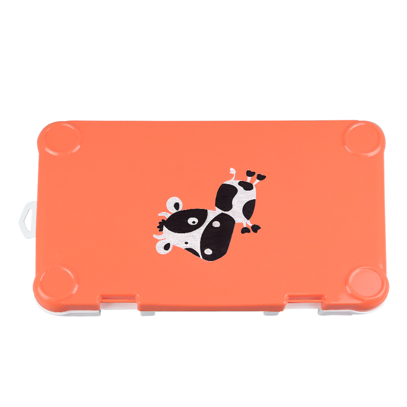China Orange and White Printing Fishing Tackle Box Lure Box factory and