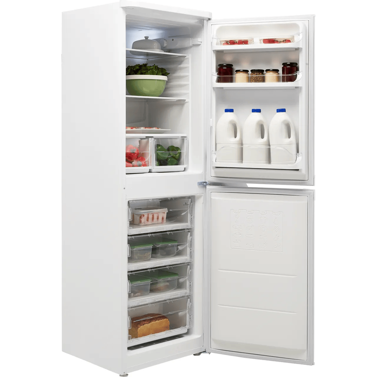 Beko 50/50 Frost Free Fridge Freezer White Smarterbuys Store