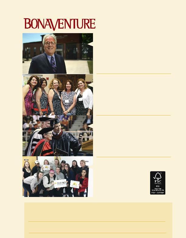 Bonaventure Magazine Summer 2016 Page 2