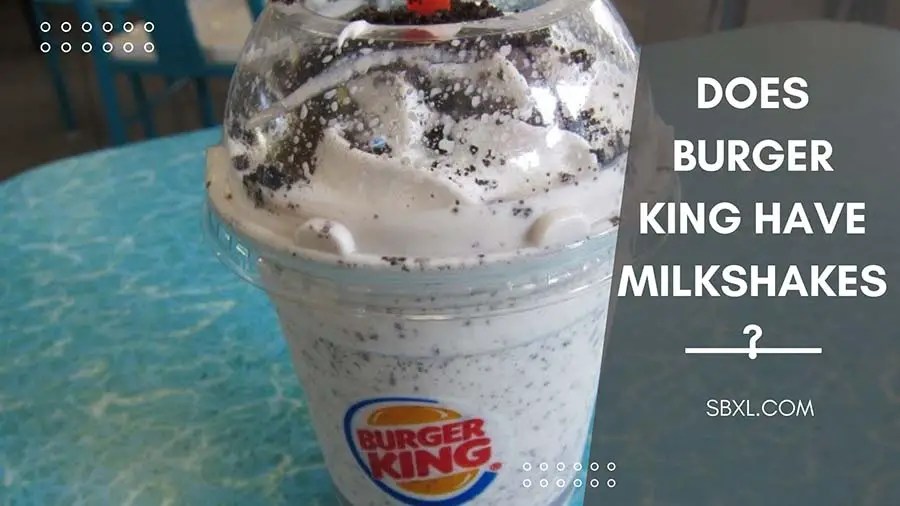 Does Burger King Have Milkshakes 2022? (Flavor & Price...)