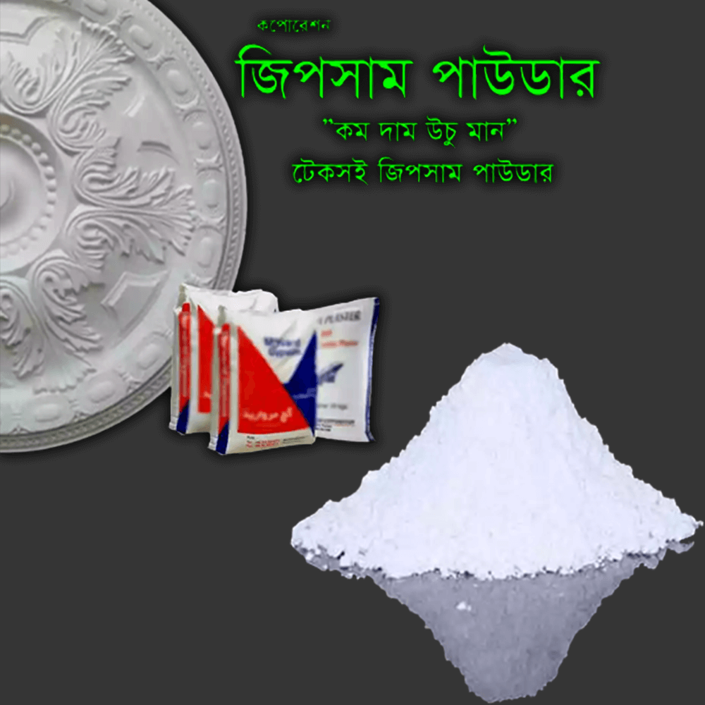 Gypsum Powder 25 Kg Bag Shahenoor Corporation scbd